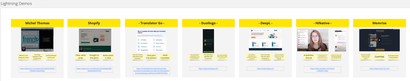 Ideation boards from the sprint.